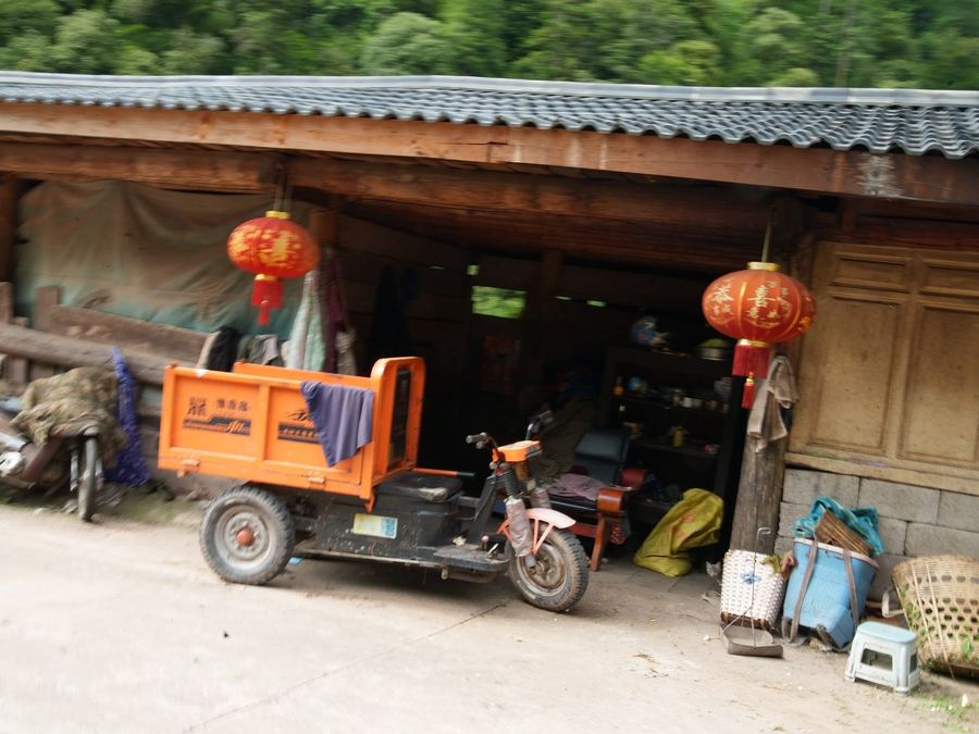 Sanchahe, a village on the mountain
